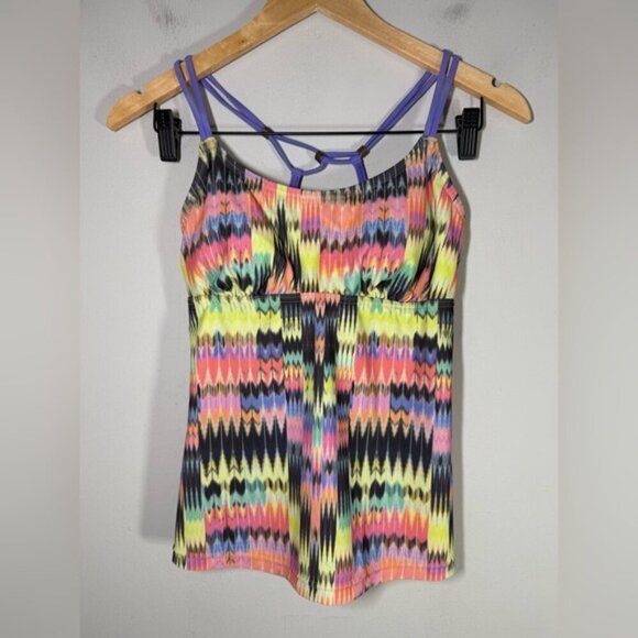 prAna Women's Azora Tankini Supernova Rio size S - Picture 3 of 7